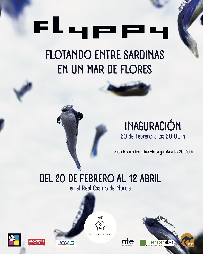 Exposición "Flotando entre sardinas en un mar de flores" - Casino De Murcia - Del 20 de febrero al 12 de Abril